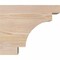 Ekena Millwork Mediterranean Rough Sawn Rafter Tail, Douglas Fir, 6"W x 10"H x 12"L RFT06X10X12MED00RDF - alternate 4